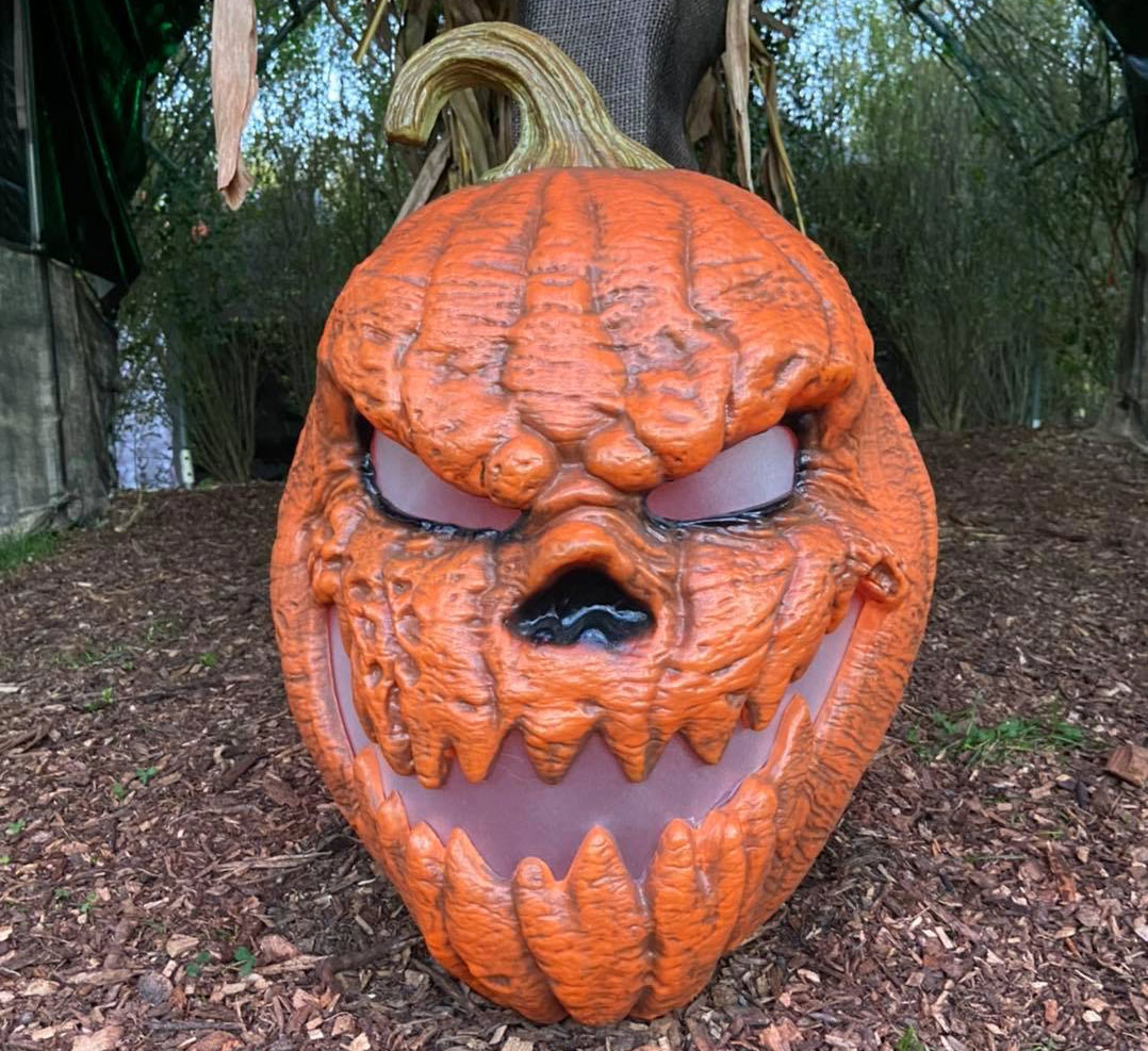 scary Halloween pumpkin