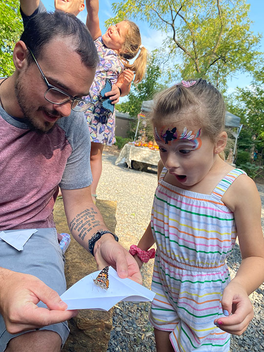 Butterfly festival participants