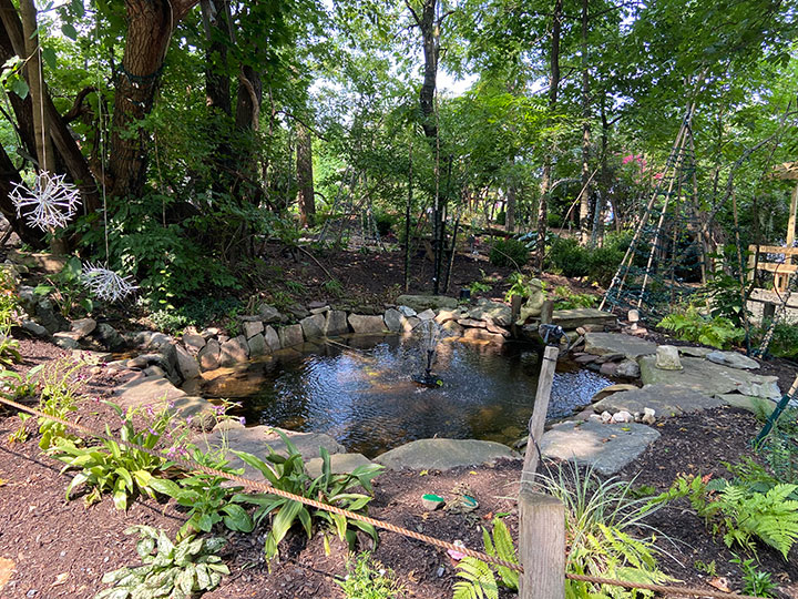 fairy garden pond