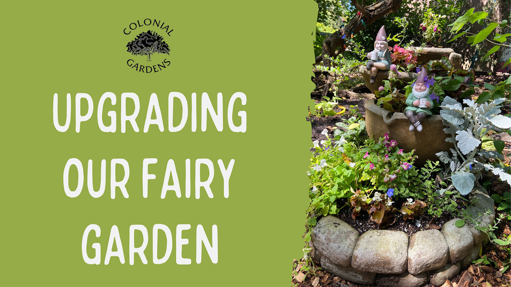 Upgrading Our Fairy Garden