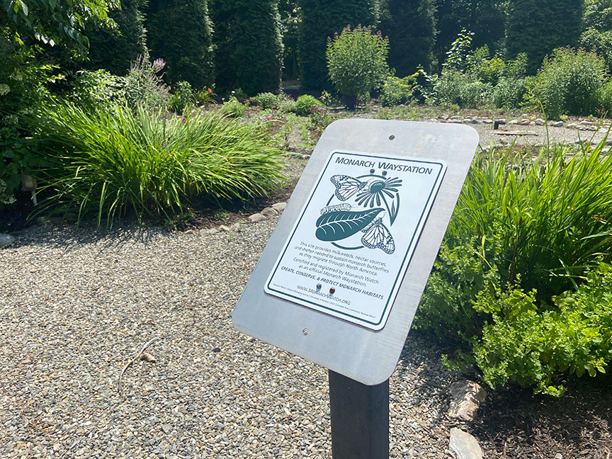 Monarch Waystation Garden Sign