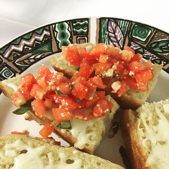 Bruschetta.