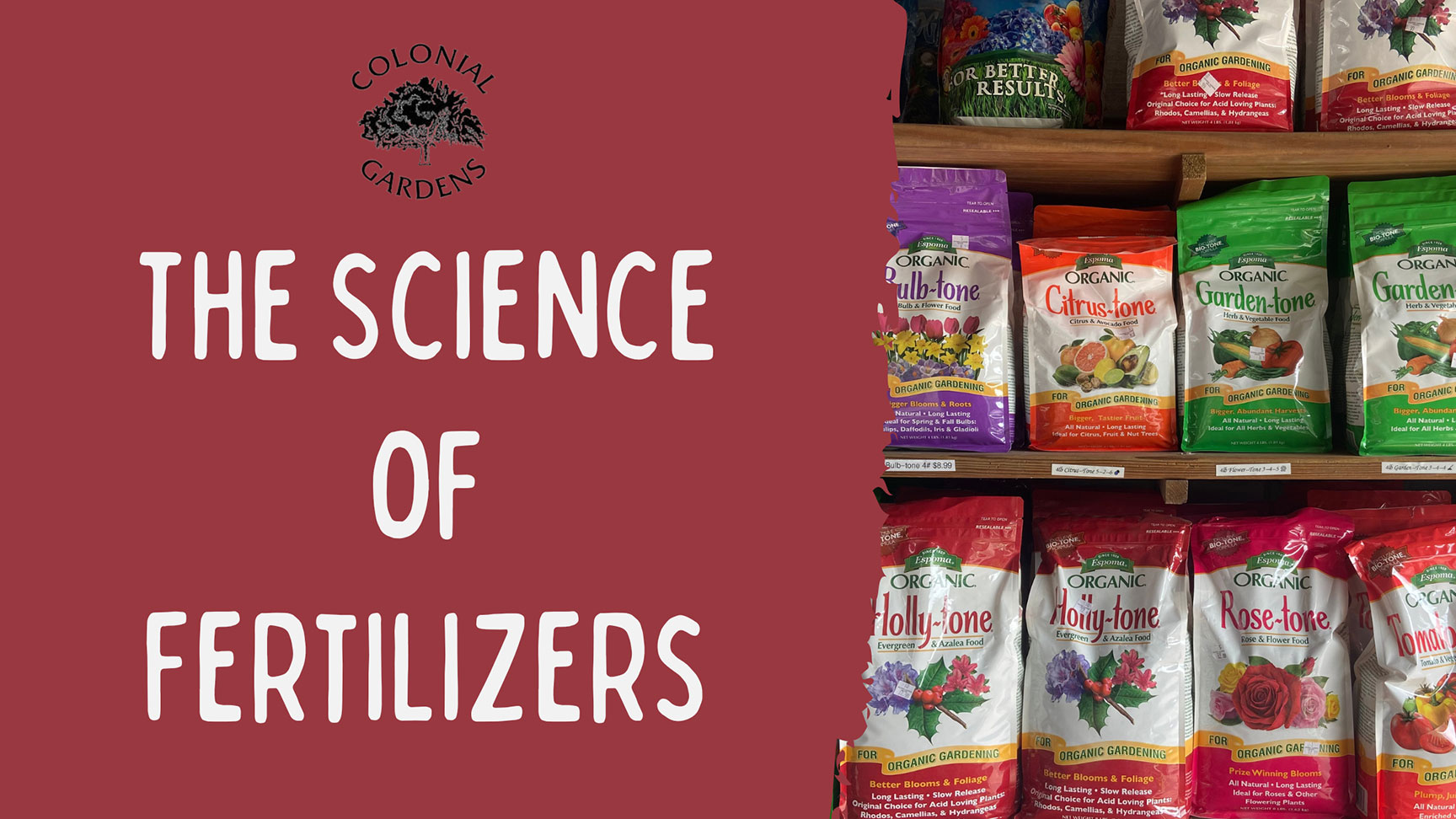 The Science of Fertilizers.