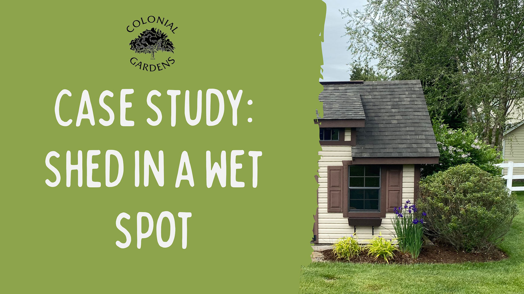 Case Study: Shed in a Wet Spot