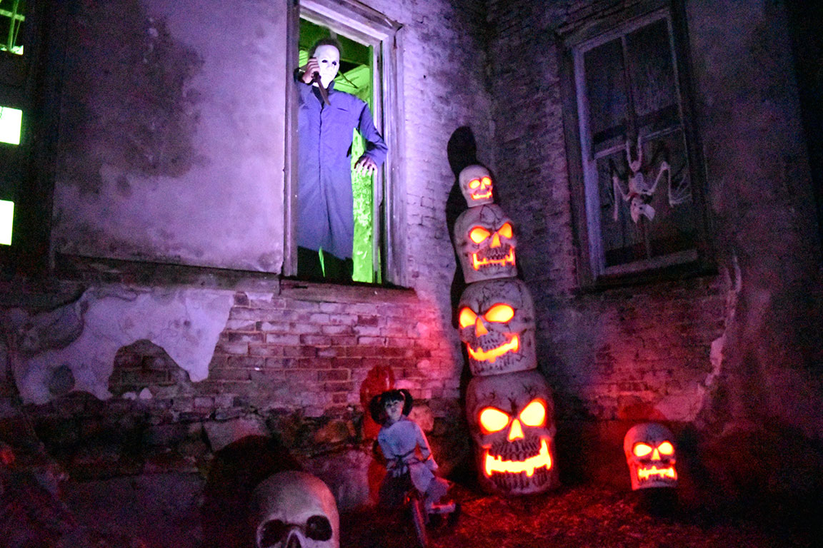 Colonial Gardens haunted Halloween event.