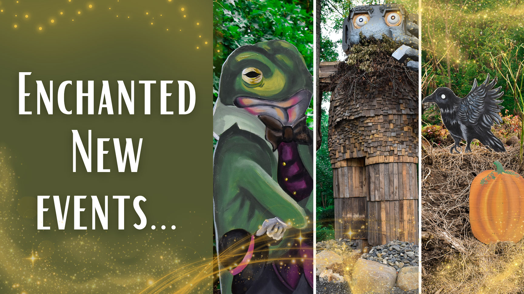 Enchanted New Events at Colonial Gardens this fall!